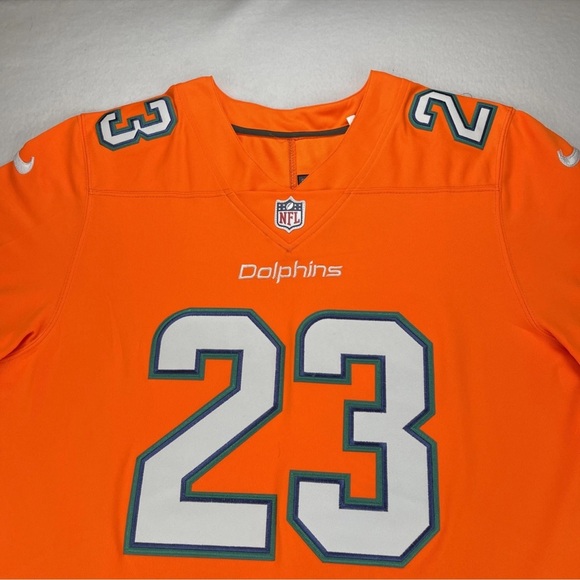 Jay Ajayi #23 Miami Dolphins Nike Vapor Untouchable Color Rush Limited Jersey 52 - Picture 10 of 13